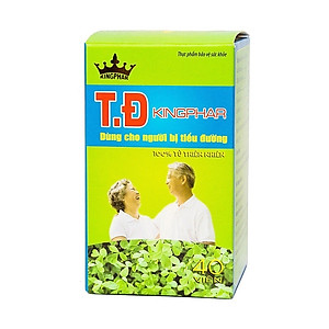 Viên uống Tiểu đường T. Đ Kingphar , hộp 40v, kiểm soát và ổn định đường huyết