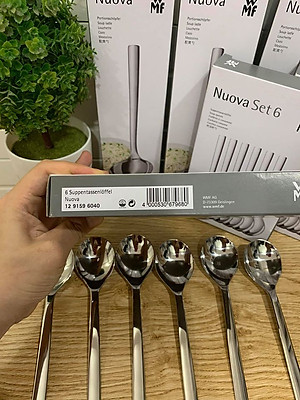 Set 6 Thìa WMF Suppentassenlöffel Nuova - Hàng Nhập Khẩu Đức