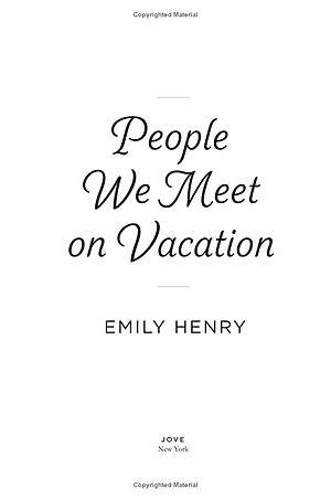 People We Meet On Vacation