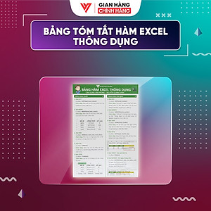 Bảng Tóm Tắt Hàm Excel Thông Dụng  - Ứng Dụng Văn Phòng - Tác giả Nguyễn Quang Vinh