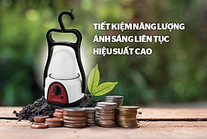 Đèn Tích Điện Đa Năng 360 Cỡ Trung Sunhouse SHE-6848LA - Trắng