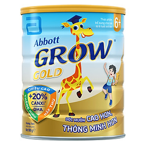 Sữa Bột Abbott Grow Gold 6+cho trẻ từ 6 tuổi trở lên (900g)