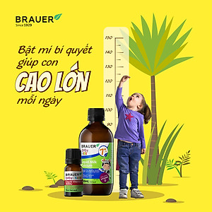 Vitamin D3 cho trẻ sơ sinh, trẻ nhỏ và người lớn Brauer Úc giúp trẻ phát triển chiều cao, phòng loãng xương, ngủ ngon, tăng sức đề kháng-OZ Slim Store