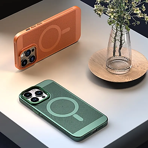 Ốp lưng tản nhiệt từ tính cho iPhone 12 / 13 / 14 Pro / 14 Pro Max hỗ trợ sạc Maqsafe & tản nhiệt hiệu Likgus Cooling Case - chống sốc cực tốt, chất liệu cao cấp, siêu tản nhiệt - hàng nhập khẩu