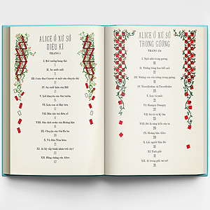 Sách Alice ở xứ sở diệu kì và Alice ở xứ sở trong gương (Bìa cứng)