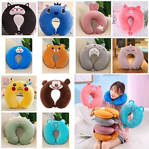 Gối kê cổ chữ,  Gối tựa cổ bông đi máy bay Ô tô du lịch Chống Mỏi Cổ Làm Việc Văn Phòng Hay Đi Du Lịch - Giao ngẫu nhiên