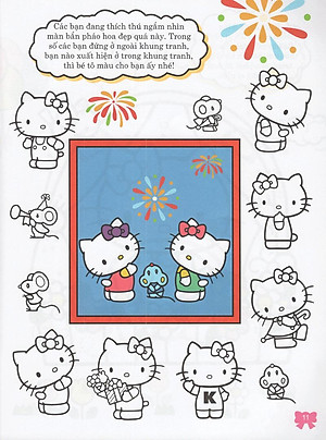 Sách Hello Kitty - Rèn Luyện Khả Năng Quan Sát (Tô Màu)