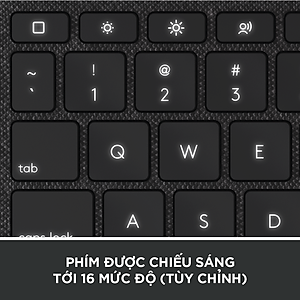 Bao da kèm phím Logitech Combo Touch dành cho iPad 10.9 inch Gen 10 - Có thể tháo rời, Trackpad siêu nhạy, chiếu sáng nền - Hàng chính hãng