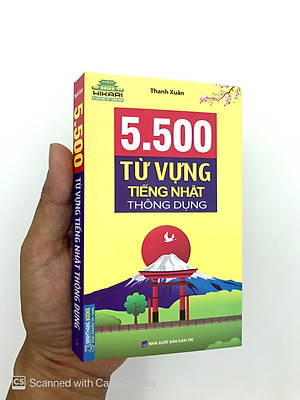 Sách 5500 Từ Vựng Tiếng Nhật Thông Dụng