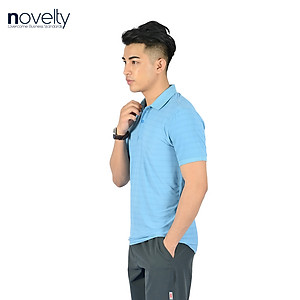 Áo thun Polo nam Novelty 210060 màu xanh da trời