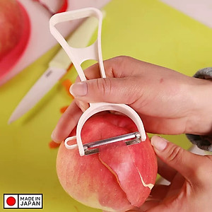 Dụng cụ bào vỏ lưỡi thép Echo Metal loại cán thẳng hàng Made in Japan