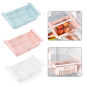 Khay nhựa kéo đựng tủ lạnh 20.5x16.5x7.5cm đa năng - Hàng chính hãng