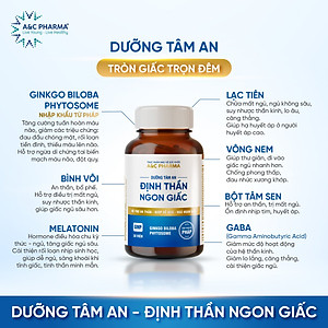 A&C Pharma Viên Uống Ngủ Ngon Dưỡng Tâm An Định Thần Ngon Giấc 150g