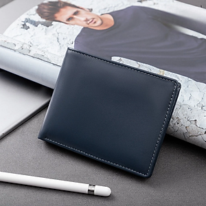 Bóp nam da bò - Ví da Nappa cao cấp tặng kèm hộp và túi sang trọng - Alpha 001