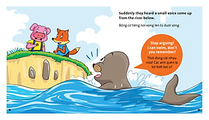 Truyện tranh ngụ ngôn dành cho thiếu nhi ( Song ngữ Anh- việt ) Những người bạn đường