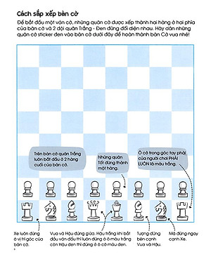 Sách Chơi Cờ Vua Cùng Bé Ván Cờ Hoàn Chỉnh