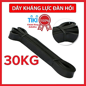Dây kháng lực tập gym cao su tự nhiên, mức lực kéo phân theo từng màu, tiện lợi mang theo bất cứ đâu, Dây kháng lực Power Band đa năng, hỗ trợ luyện tập thể dục, tiện lợi tại nhà, văn phòng - Chính hãng dododios