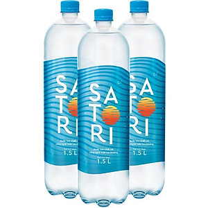 Thùng 12 Chai Nước Tinh Khiết Hoàn Lưu Khoáng SATORI (1.5L/Chai)