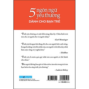 Sách 5 Ngôn Ngữ Yêu Thương - Dành Cho Bạn Trẻ