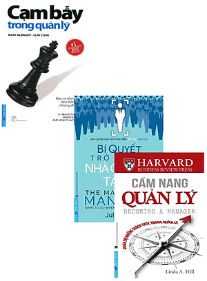Combo Cạm Bẫy Trong Quản Lý + Bí Quyết Trở Thành Nhà Quản Lý Tài Ba + Cẩm Nang Quản Lý (Bộ 3 Cuốn) _FN