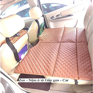 Nệm ghế sau Ô tô cho nhiều dòng xe, Nệm Không bơn hơi, Nệm nằm ô tô gấp gọn. kích thước 140 x 80 Cm. Nệm Ghế cho xe 4 chỗ - xe 5 chỗ - xe 7 chỗ