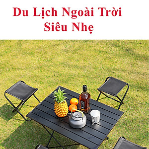 Ghế Mini Gấp Gọn KUNBE Phù Hợp Du Lịch Dã Ngoại Cắm Trại Câu Cá Đợi Chờ Tàu Xe
