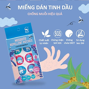 SET MIẾNG DÁN TINH DẦU CHỐNG MUỖI CHO BÉ KUKU KU1125 ( 12 MIẾNG )