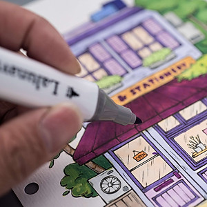 Bút màu Marker Lalunavn Touch Cool họa cụ tô màu dạ vẽ tranh anime Bộ 30/60/80 -B66