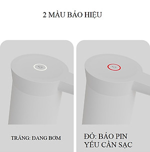 Vòi bơm nước tự động Sothing Xiangwu DSHJ-S-2004 dung tích 2000mAh, tương thích mọi loại bình nước- Hàng chính hãng