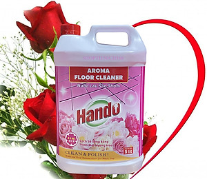 Nước thơm lau sàn Hando 5L Hương Hồng