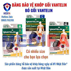 Băng Bảo Vệ Khớp Gối Bó Gối Vantelin Support Knee size M