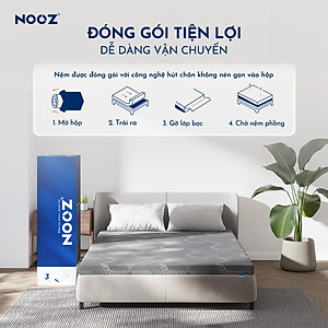 Nệm Foam Gấp Ba NOOZ Home Goods Mattress Tiêu Chuẩn CertiPUR-US Ruột Đệm Cao Su Non Gấp Gọn Tiện Lợi