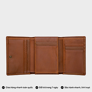 Ví nam da bò Trita ( Thời trang nam cao cấp - Ví da RVN03 )
