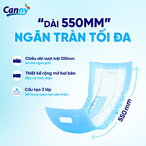 Miếng Lót Tiết Kiệm/ Lót Bổ Sung Canny - Mặc Cùng Tã Dán/Tã Quần Cho Người Lớn (20 miếng/gói)