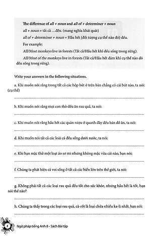 English Grammar - Ngữ Pháp Tiếng Anh 8 (Sách Bài Tập )