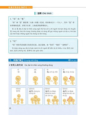 360 Câu Đàm Thoại Tiếng Trung Quốc - Tập 1 (Bao Gồm Sách Và Đĩa DVD)