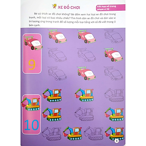 Sách Bóc Dán Hình Thông Minh Phát Triển Khả Năng Tư Duy Toán Học IQ EQ CQ (4-5 Tuổi) - 188 Sticker (Quyển 6)