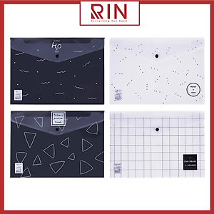 Bìa nút bấm A4 /Túi nút đựng tài liệu A4 / File lưu trữ tài liệu - nhiều mẫu