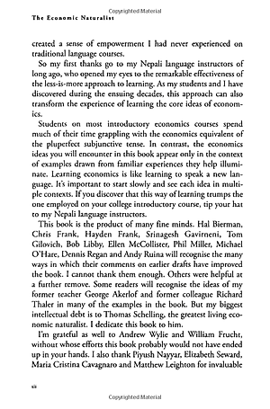 The Economic Naturalist: Why Economics Explains Almost Everything