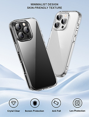 Ốp lưng dẻo trong phong cách mới dành cho iPhone 16 / 16 Plus / 16 Pro / 16 Pro Max - Hàng chính hãng