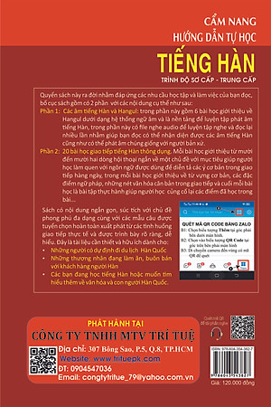Cẩm nang hướng dẫn tự học tiếng Hàn trình độ sơ cấp - trung cấp