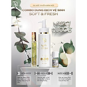 Dung Dịch Vệ Sinh Phụ Nữ Soft & Fresh tặng kèm nước hoa vùng kín và nước hoa body Đông Anh Collagen X3