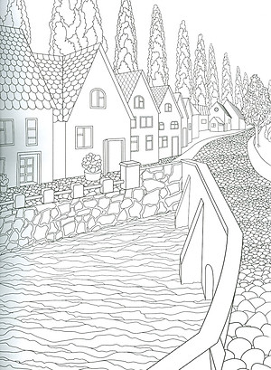 Sách Tô Màu Người Lớn - CUỘC SỐNG NÔNG THÔN: Tô Màu Cho Cuộc Sống Bình Yên Và Thư Giãn (Adult Colouring Book - Countryside: Colouring For Peace And Relaxation)