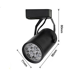 Combo 3 đèn rọi ray 7W + 1 ray 1 mét vỏ đen KX500 loại chuẩn