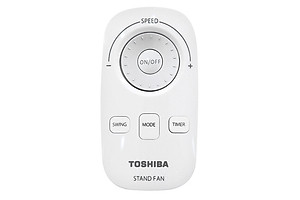 Quạt đứng Toshiba F-LSD10(W)VN - Màu trắng - Điều khiển từ xa núm xoay vô cực - 9 cánh - DC inverter tiết kiệm điện 70% - 26 tốc độ gió - Màn hình LED hiển thị - Hàng chính hãng, bảo hành 12 tháng, chất lượng Nhật Bản