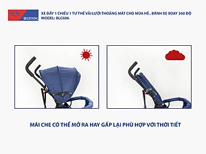 Xe đẩy lưới siêu nhẹ - thoáng khí
