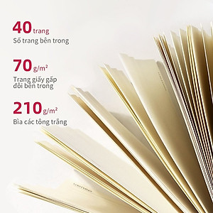 Combo 3 Cuốn Sổ Tay Ghi Chép Khâu Gáy 40 Trang Deli - FTZ03-01