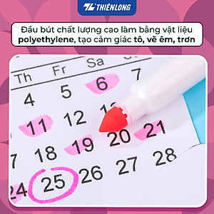 Bút lông màu Fiber Pen Thiên Long Colokit an toàn sử dụng tô màu, vẽ tranh, calligraphy, 20 màu basic FP-C03