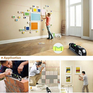 Thước Đo Đa Năng Laser, Máy Đo Khoảng Cách Bằng Laser Cầm Tay PRO 3 Hồng Ngoại 4in1 Độ Chính Xác Cao Cân Bằng Laser Đo Góc Cân Bằng Ngang, Dọc Dành Cho Xây Dựng Chuyên Nghiệp