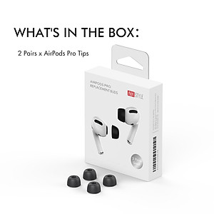 Nút Tai Nghe Thay Thế Cho AirPods Pro 1 & 2 (Bộ 2 Cặp) - Hàng Chính Hãng